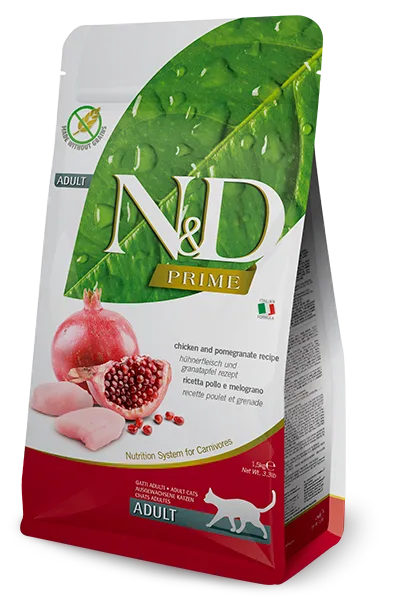 N&D Tahılsız Tavuklu Narlı Yetişkin Kedi Maması | %100 Orijinal & SKT Garantili