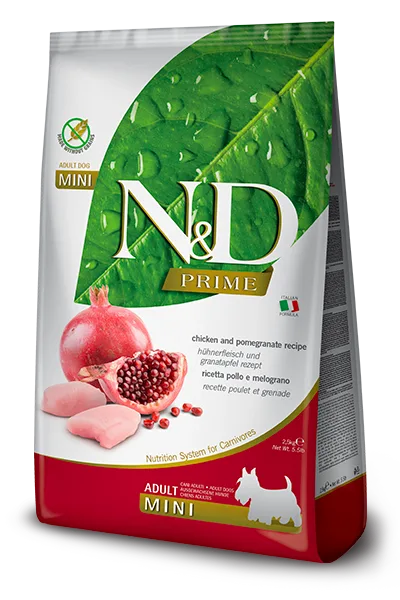 N&D Tahılsız Chicken & Pomegranate Adult Mini Tahılsız Yetişkin Köpek Maması | %100 Orijinal & SKT Garantili