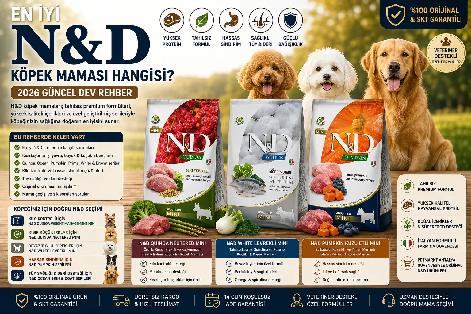 En İyi N&D Köpek Maması Hangisi? [2026 Güncel DEV Rehber]