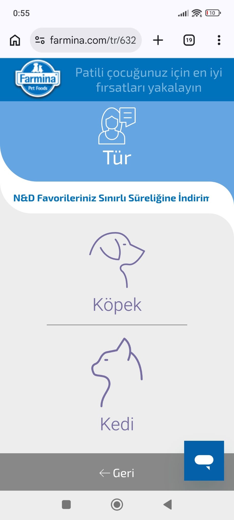Evcil hayvan türü seçimi